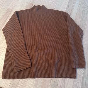 Rhythm Brown Turtleneck Sweater